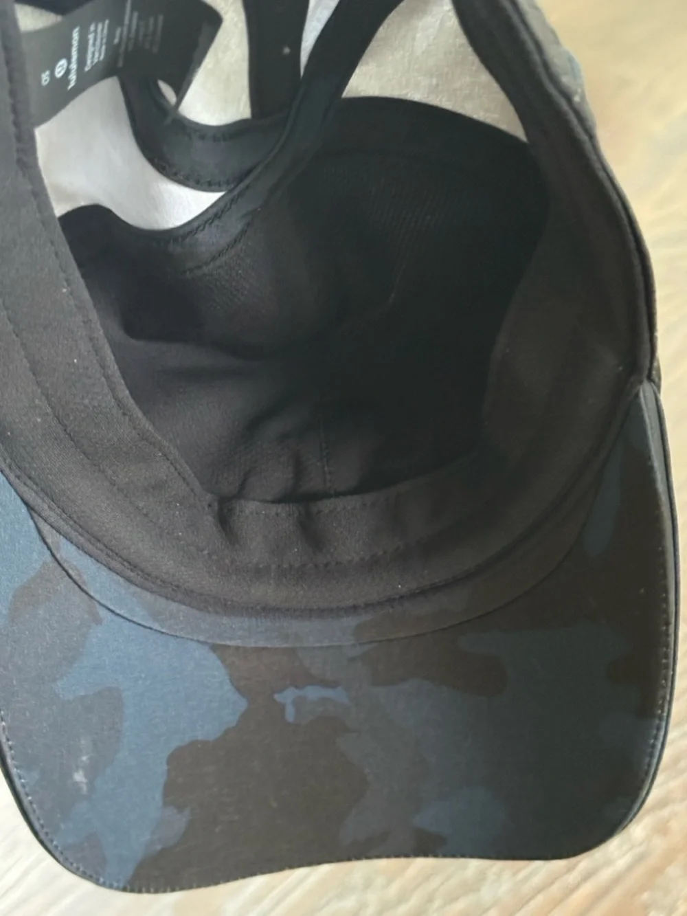 lululemon athletica Black & Blue Camo Performance Cap